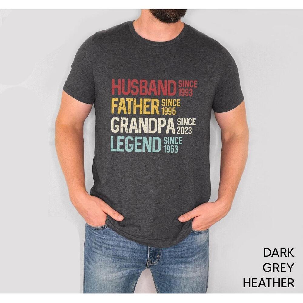 Funny Dad Birthday Personalized Grandpa Fathers Day Shirt